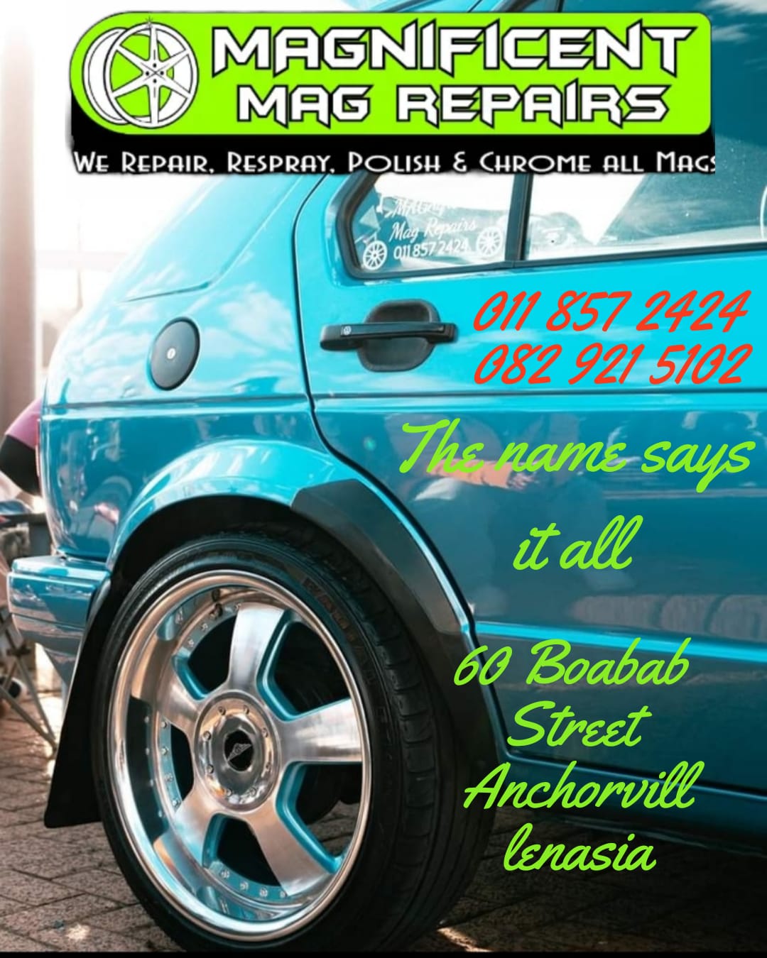 MAGNIFICENT MAG REPAIRS