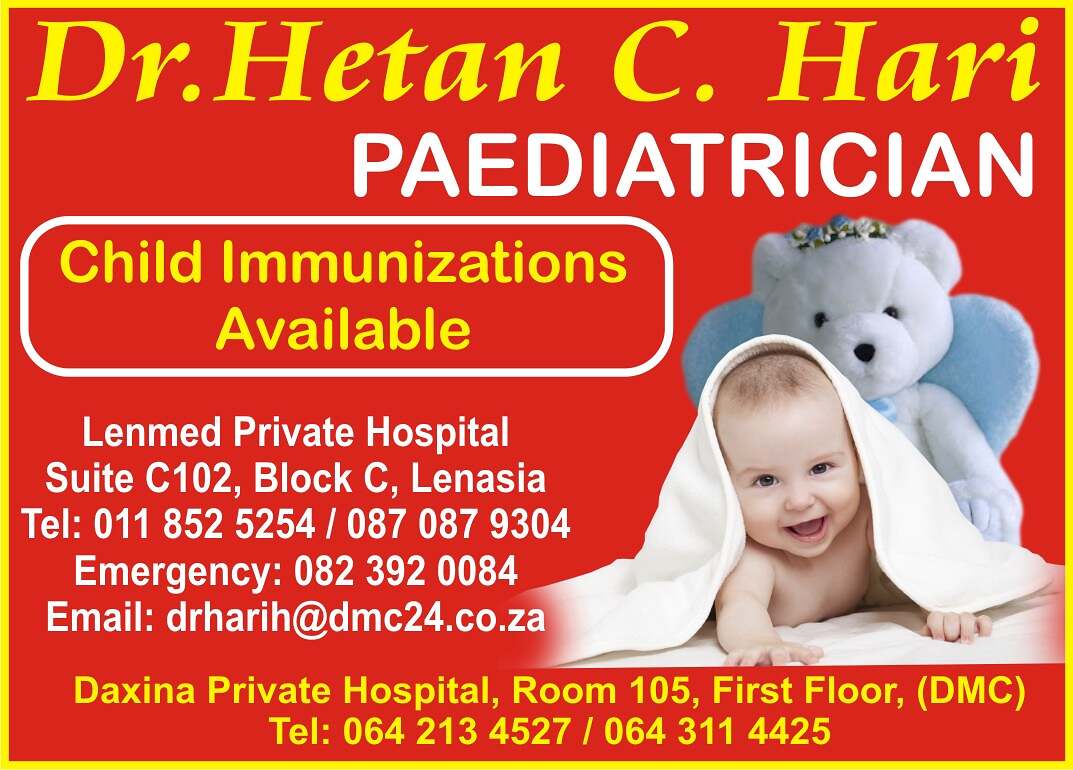 DR HETAN C.HARI PAEDIATRICIAN